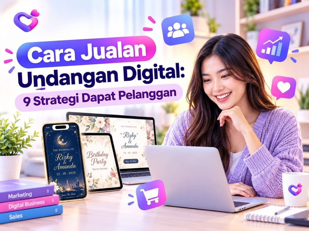 Cara Jualan Undangan Digital: 9 Strategi Dapat Pelanggan
