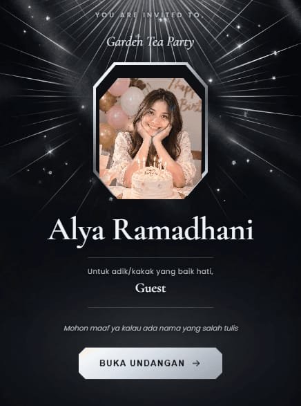Pratinjau template Crystal Night