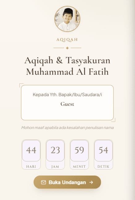 Pratinjau template Cahaya Mashrabiya
