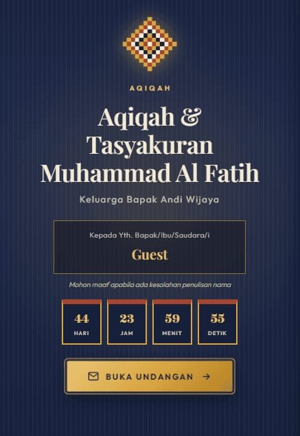 Pratinjau template Tenun Cahaya