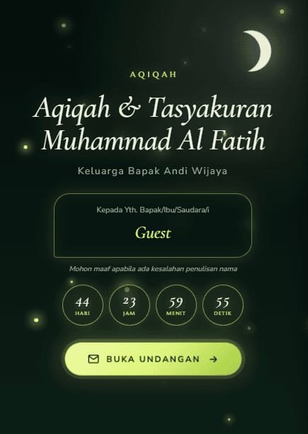 Pratinjau template Rimba Kunang-kunang