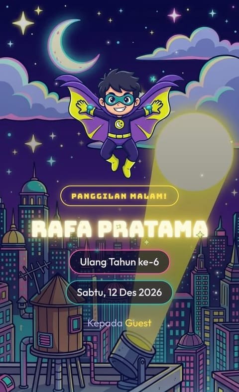 Pratinjau template Ksatria Malam