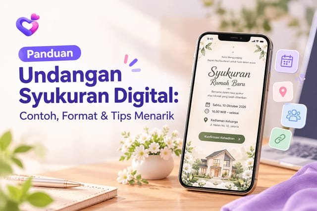 Panduan Undangan Syukuran Digital: Contoh, Format & Tips Menarik