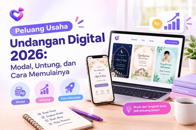 Peluang Usaha Undangan Digital 2026: Modal & Cara Mulai