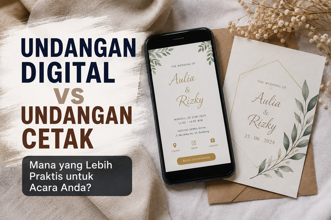 Undangan Digital vs Undangan Cetak: Mana yang Lebih Praktis untuk Acara Anda?