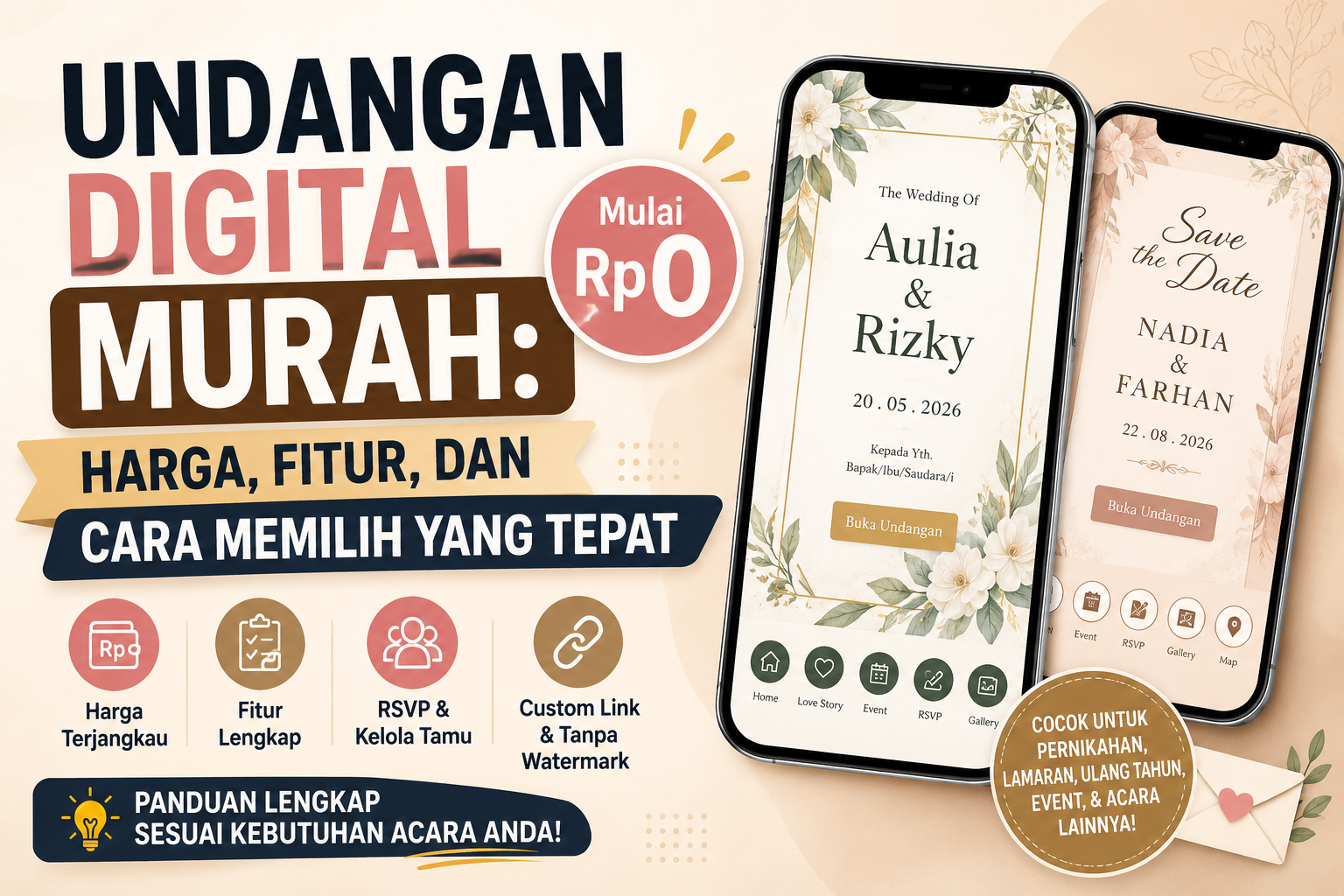 Undangan Digital Murah: Harga & Cara Memilih yang Tepat