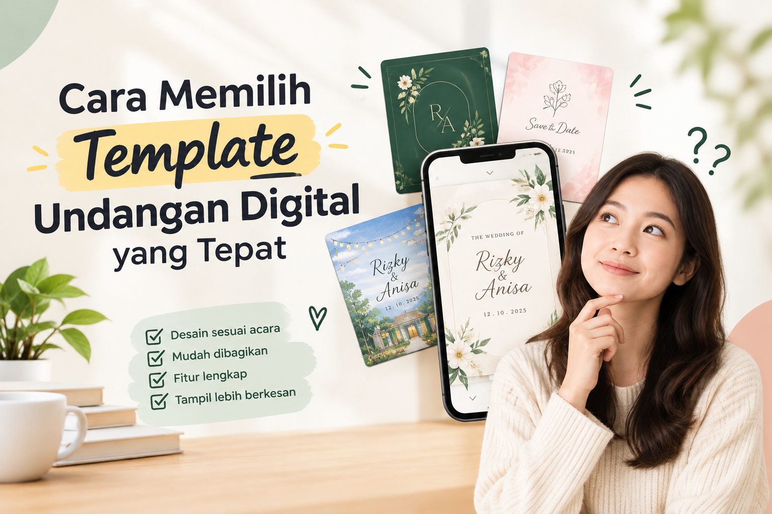 Cara Memilih Template Undangan Digital yang Tepat