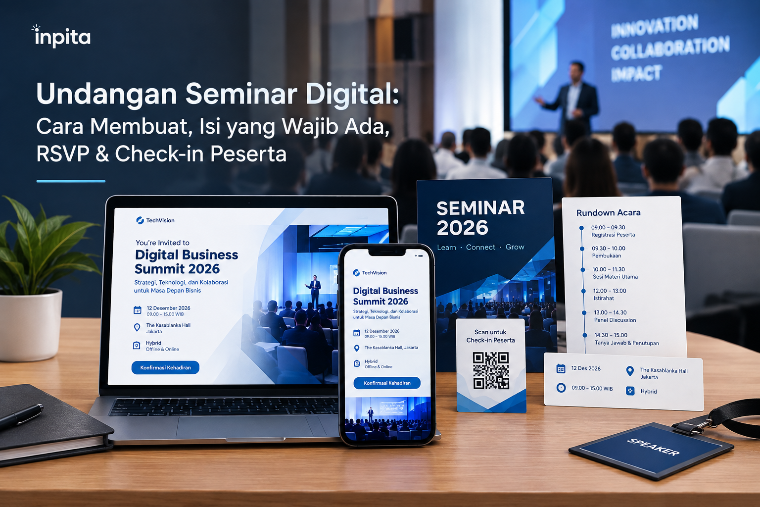 Undangan Seminar Digital: Cara Membuat & Contoh Lengkap