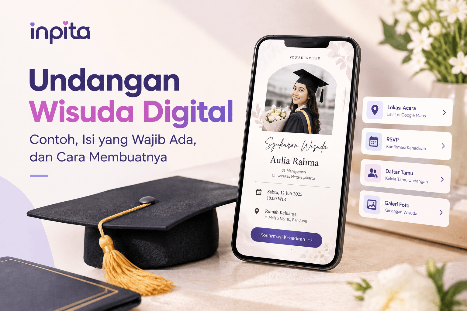 Undangan Wisuda Digital: Contoh, Isi & Cara Membuat