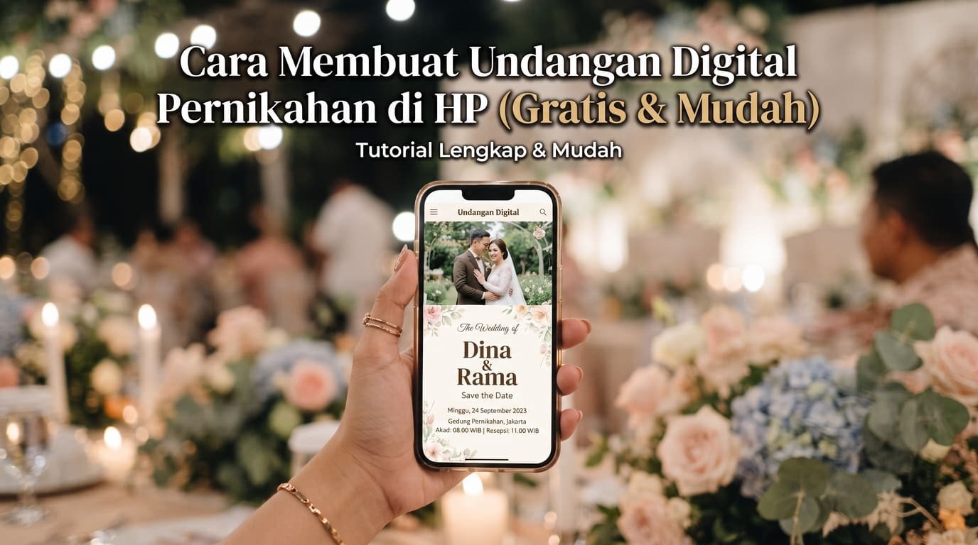 Cara Membuat Undangan Digital Pernikahan di HP (Gratis & Mudah)