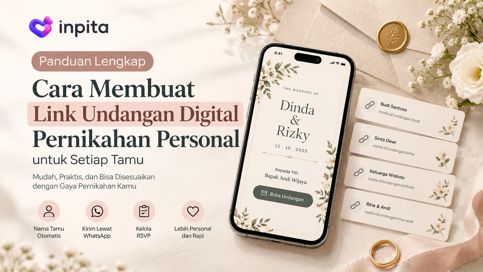 Cara Membuat Link Undangan Pernikahan Personal untuk Setiap Tamu