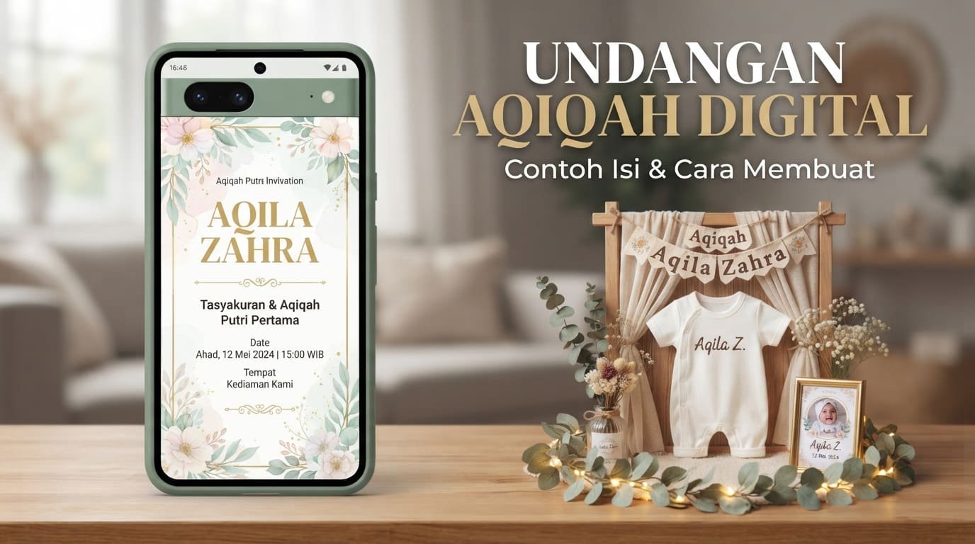 Undangan Aqiqah Digital: Contoh Isi & Cara Membuat