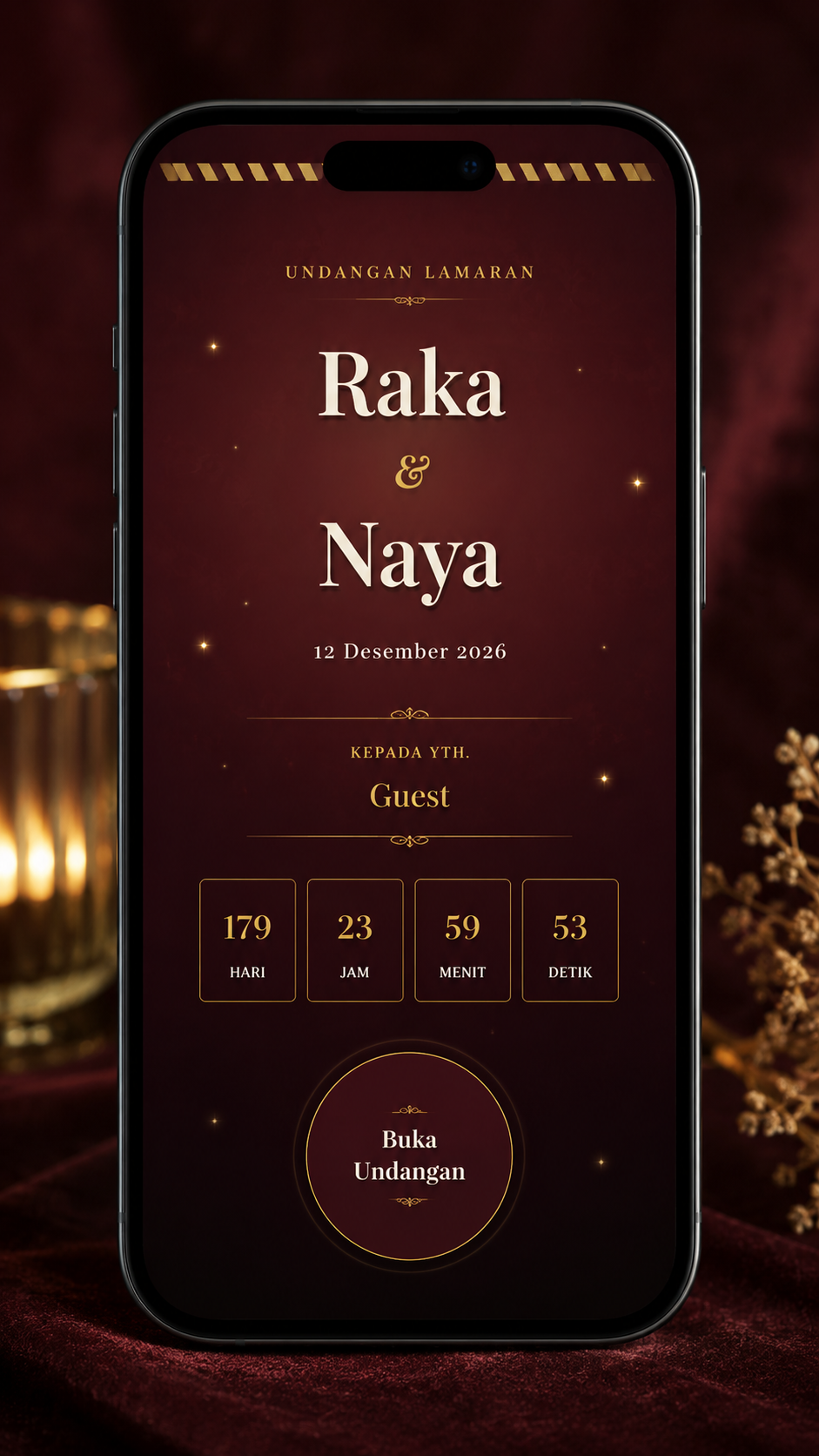 Pratinjau template Opera Night