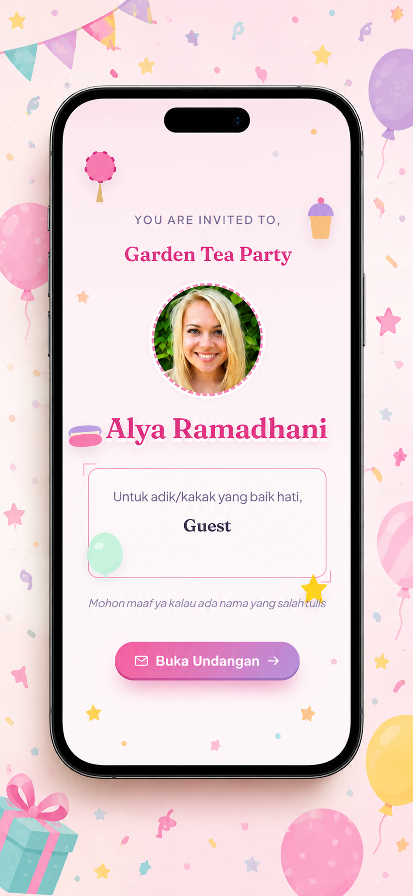 Pratinjau template Candy Pastel