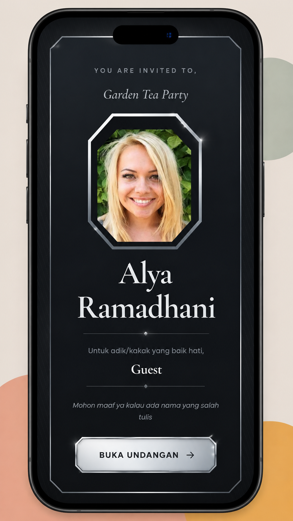 Pratinjau template Crystal Night