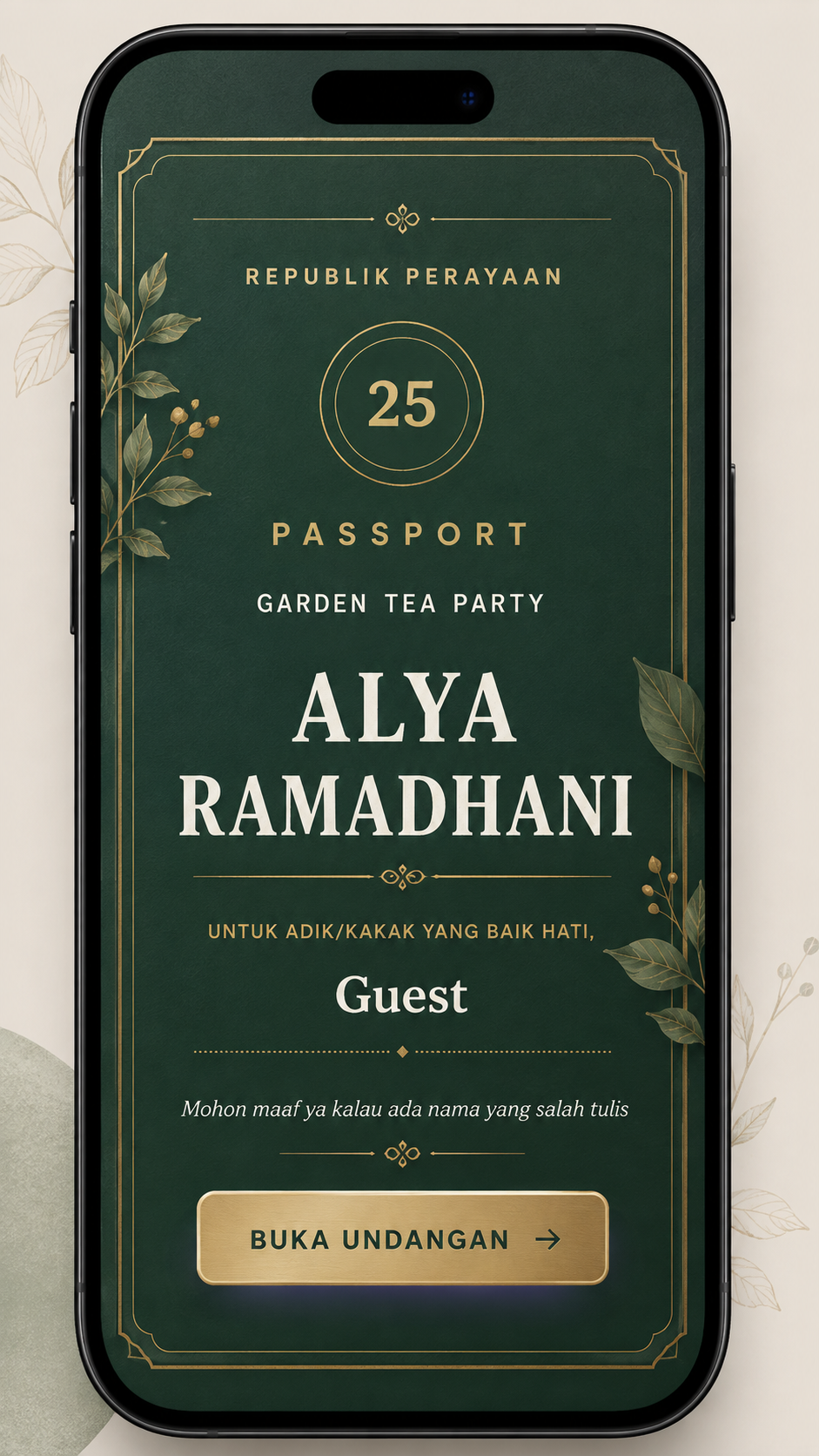 Pratinjau template Passport to My New Age