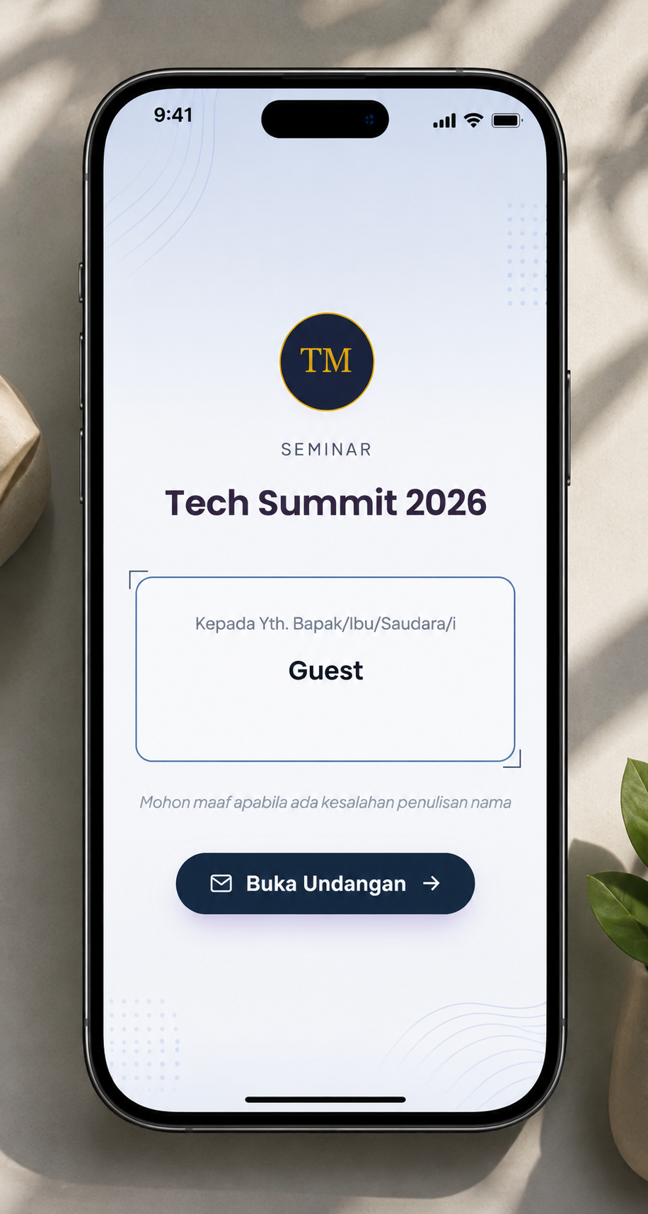 Pratinjau template Summit