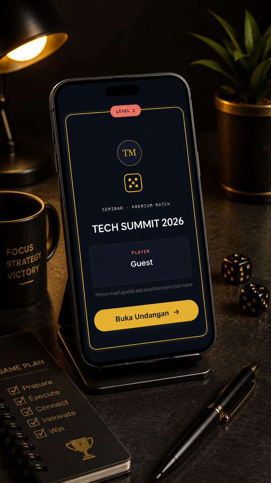 Pratinjau template Business as a Game