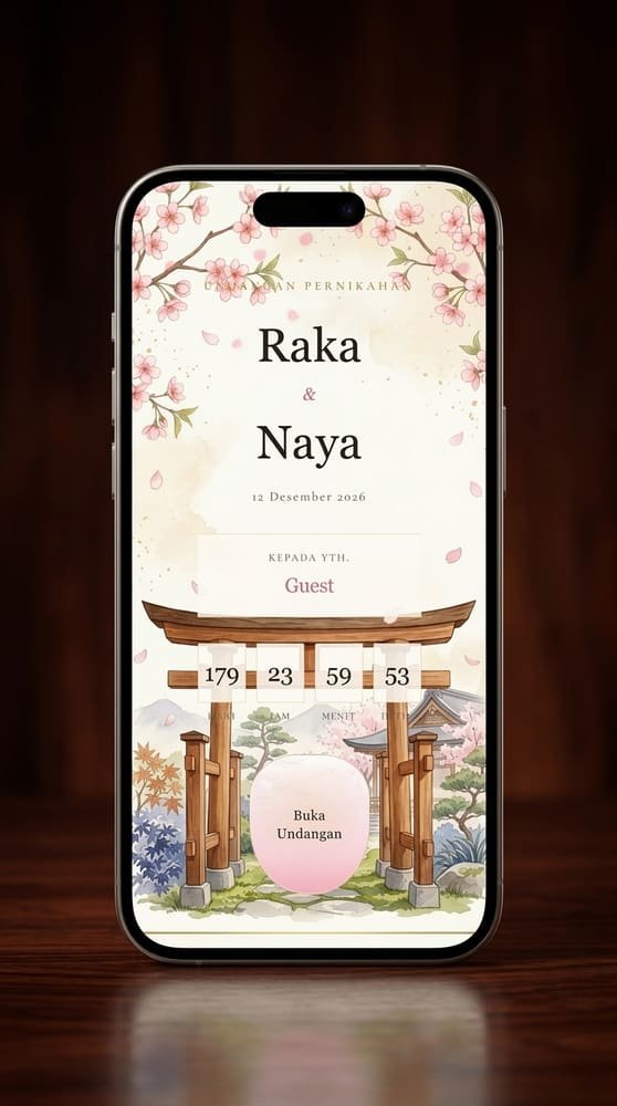 Pratinjau template Kyoto Blossom