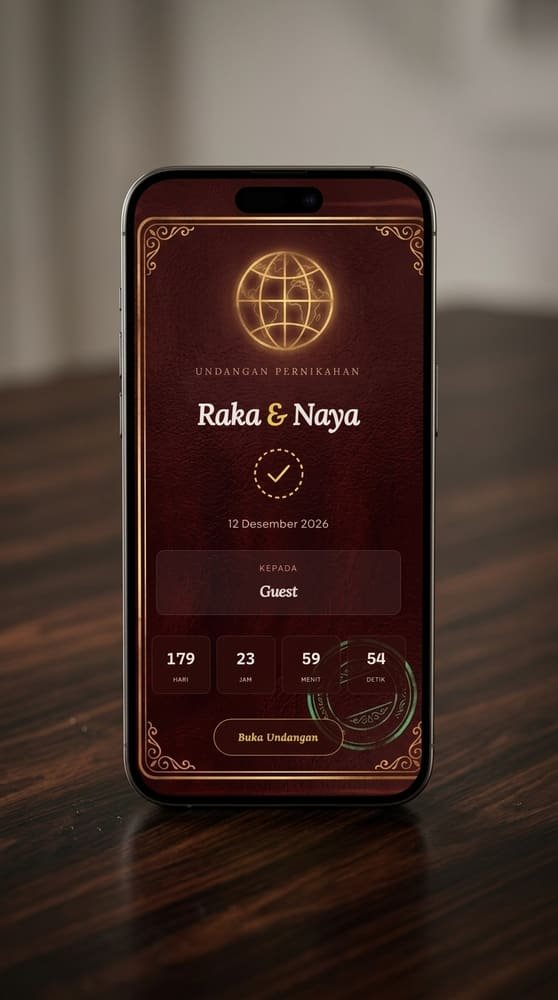 Pratinjau template Relationship Passport