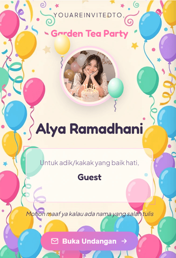 Pratinjau template Balloon Festival