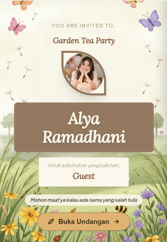 Pratinjau template Forest Meadow