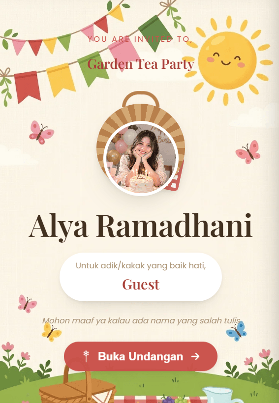 Pratinjau template Sunshine Picnic