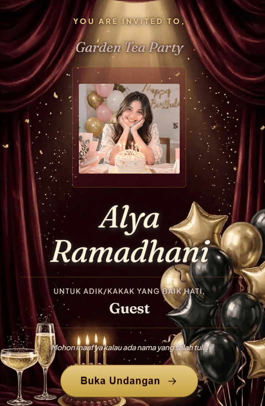 Pratinjau template Velvet After Dark