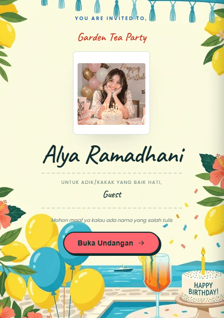 Pratinjau template Dolce Vita Summer Club