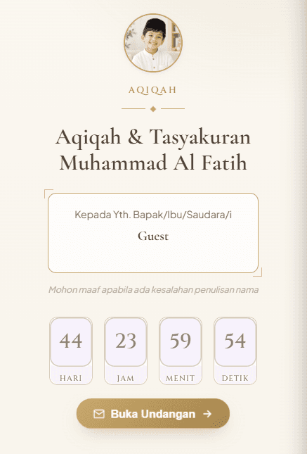 Pratinjau template Cahaya Mashrabiya