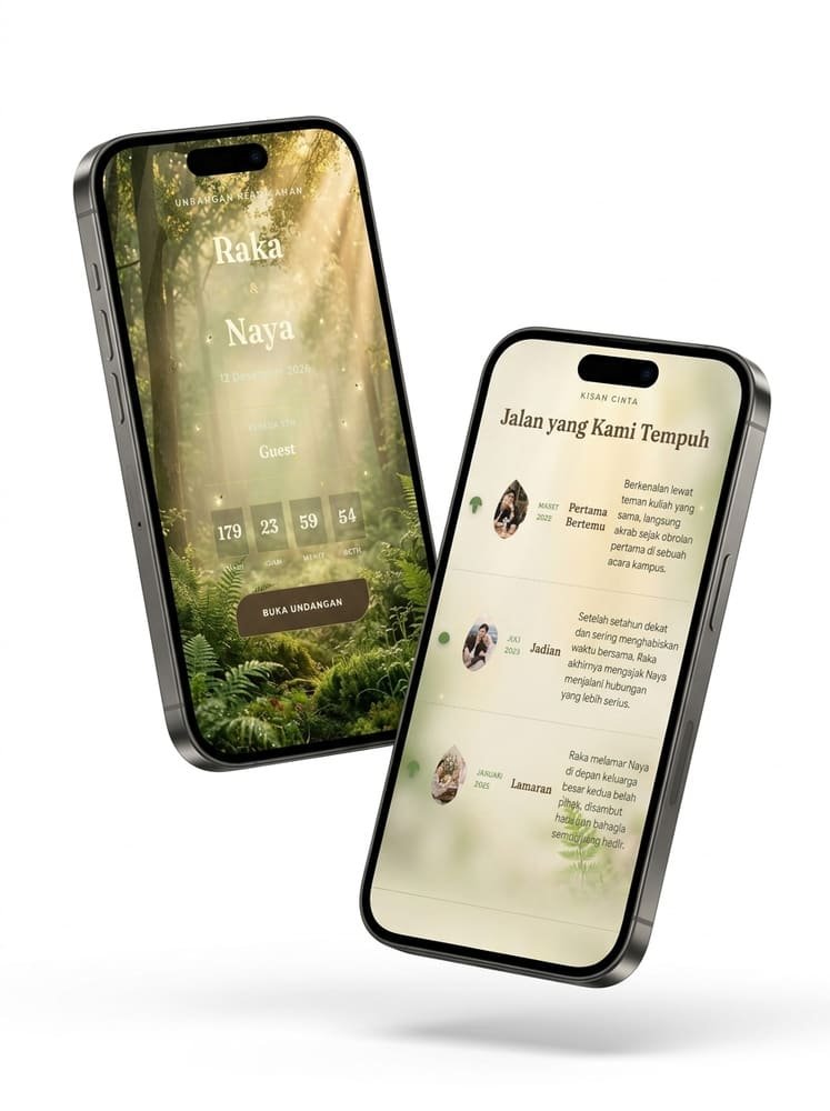 Pratinjau template Glade