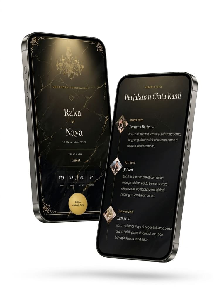 Pratinjau template Black Marble Luxe