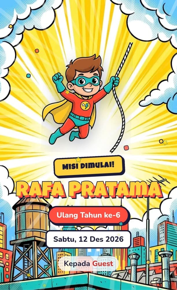 Pratinjau template Jagoan Kota