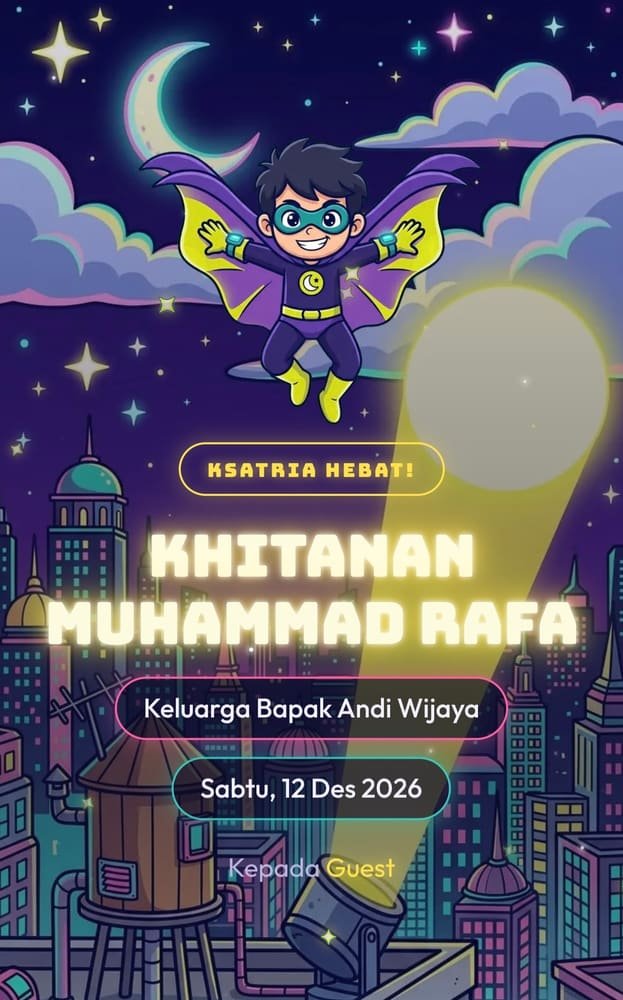 Pratinjau template Ksatria Malam
