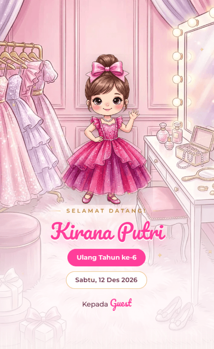 Pratinjau template Gaun Impian
